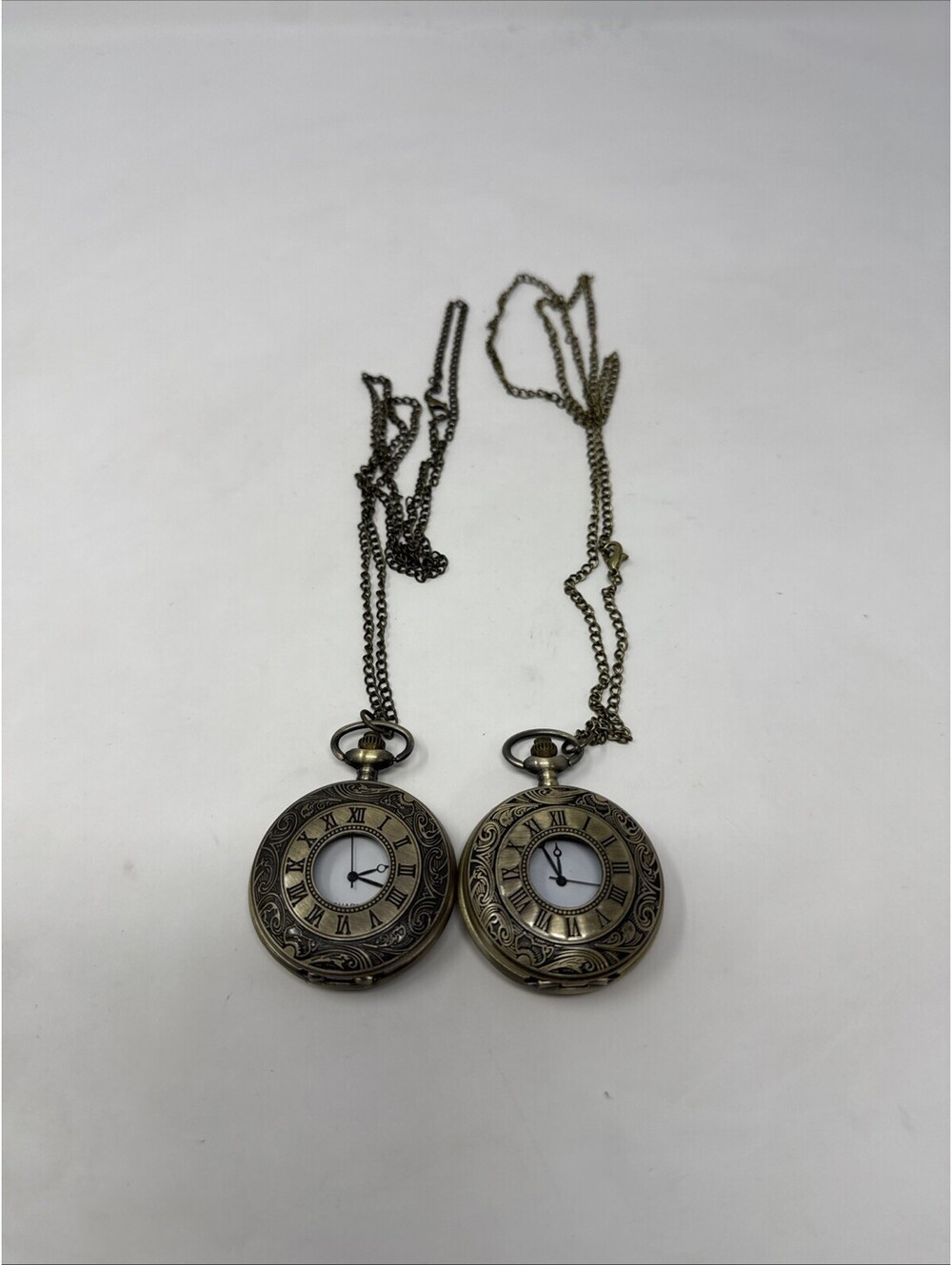 2 Pocket Watch Quartz Not Tested